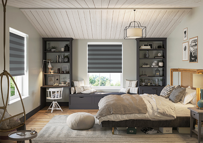 Regal (Blackout), Lead Grey - Twist&Fit Roller Blind - Image 8